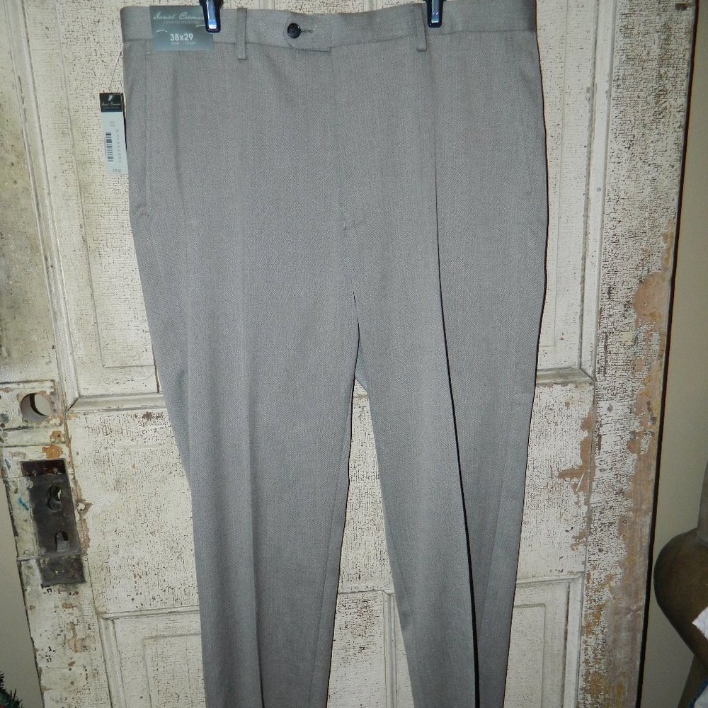 Daniel Cremieux Signature Collection Dress Pants Size 38x29 Flat Front (N-28)